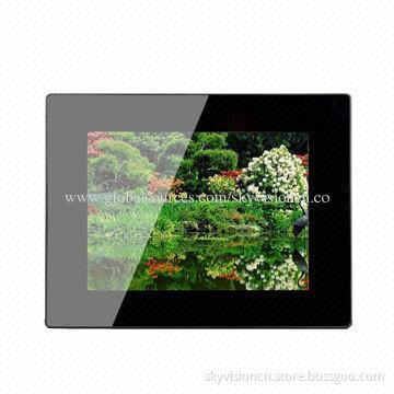 8-inch Digital Photo Frame, SD Card Lock Function with Mirror Cover